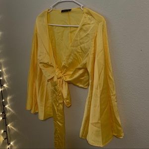 Yellow blouse